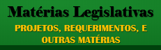 Matérias Legislativas