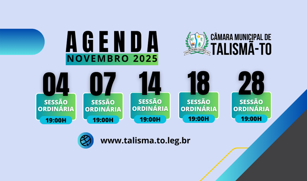 Sessões de Novembro/2025