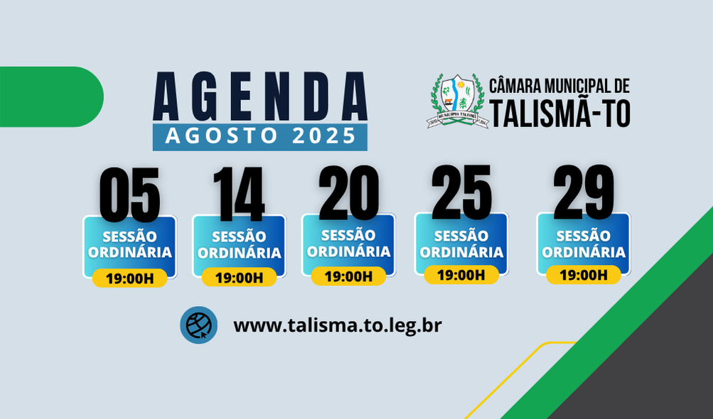 Sessões Ordinárias de Agosto/2025