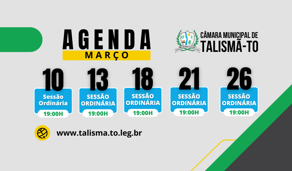 Sessões Ordinárias de Março/2025