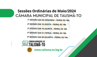 Sessões Ordinárias - Maio/2024